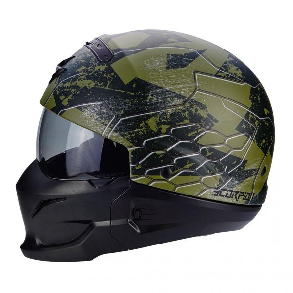 米軍実物放出品UNITEDJOIN.FORCISAPECS.ScorpIon. PTTAVM: Scorpion EXO-Combat Ratnik Moduler Kask (Mat Yeşil)