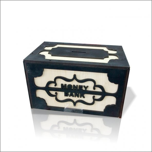 Geniş Büyük Ebat Gizli Kapaklı Kilitli Tip Box Money Bank Kumbara ürün görseli 1