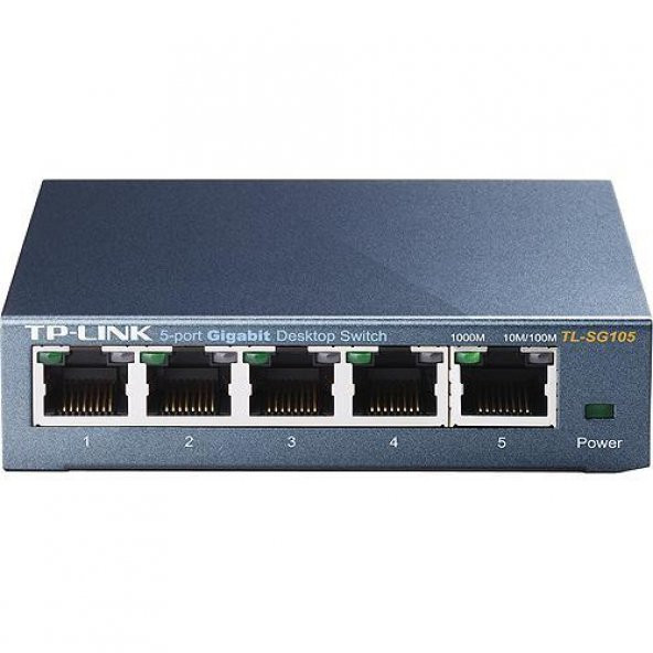 TP-LINK TL-SG105 5PORT 10/100/1000 YÖNETİLEMEZ SWITCH ürün görseli 1
