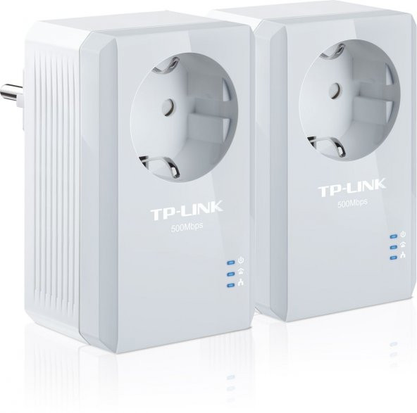 TP-LINK 500Mbps Tak-Kullan Enerji Tasarruflu Powerline Adaptör TL-PA4010PKIT ürün görseli 1
