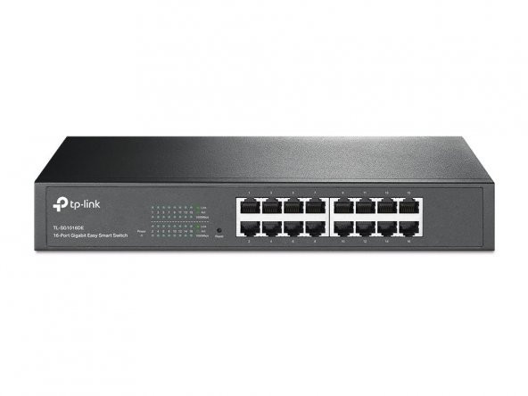 TP-LINK 16 Port 10/100/1000MBPS Smart Switc TL-SG1016DE ürün görseli 1