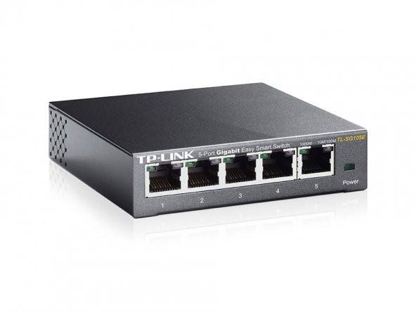 TP-LINK 10/100/1000Mbps 5xPort %75 Güç Tasarruflu Smart Switch TL-SG105E ürün görseli 1