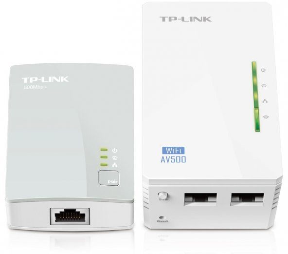 TP-LINK 300Mbps 300M Mesafeli 2xLAN Port Powerline Adaptör TL-WPA4220KIT ürün görseli 1