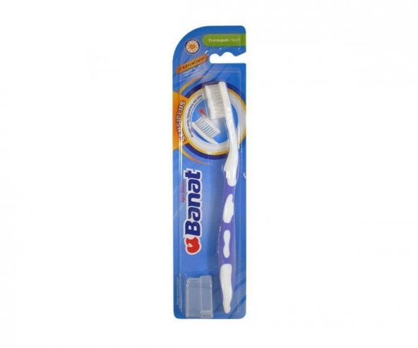 Banat Duocare Medium/Orta Diş Fırçası - Mavi ürün görseli 1