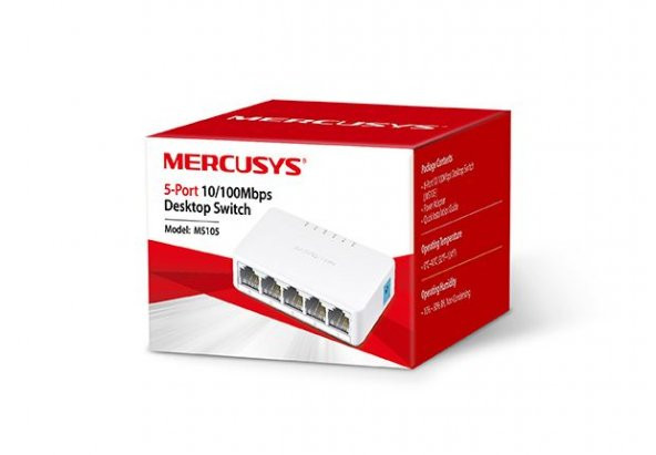 TP-LINK 10/100Mbps 5xPort Switch MS105 - Resim 2