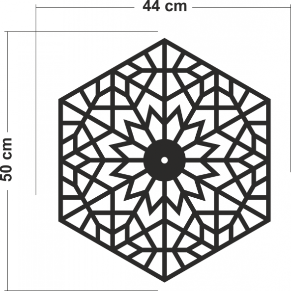 OSMANLI MOTİFİ3 AHŞAP SAAT - Resim 2
