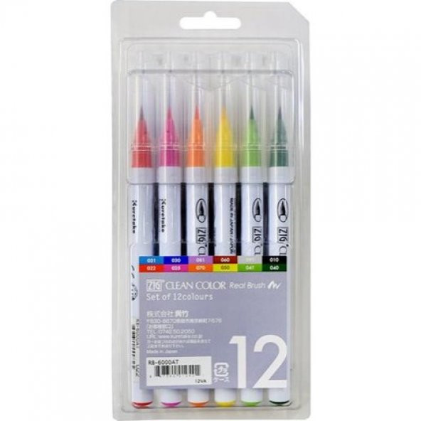 ZİG KEÇELİ KALEM 12Lİ REAL BRUSH ürün görseli 1