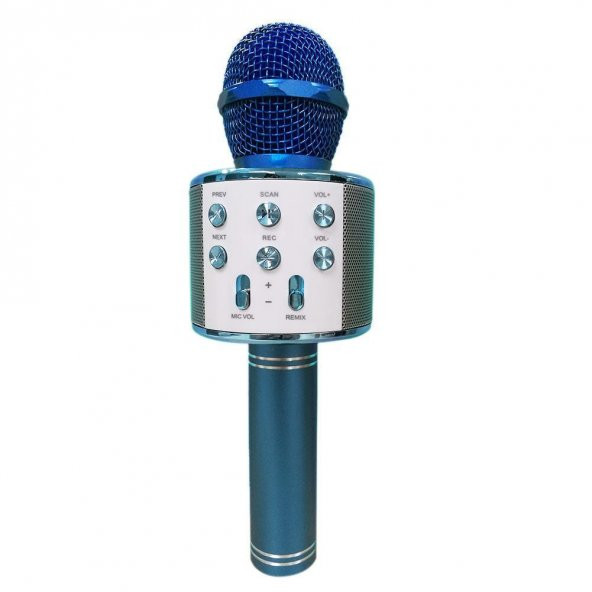 Sihirli Karaoke Mikrofon Bluetooth Sd Card Mikrofonu - Resim 3