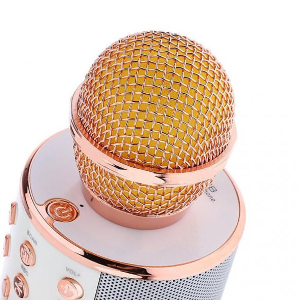 Sihirli Karaoke Mikrofon Bluetooth Sd Card Mikrofonu - Resim 7