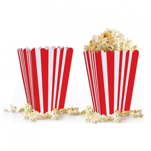 10 adet Sinema ( Popcorn ) Mısır Kutusu - Resim 2
