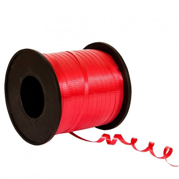 Kikajoy Kırmızı Renk Rafya 8 mm x 200 metre ürün görseli 1