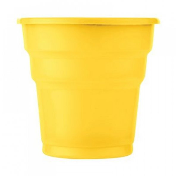 Kikajoy 25 adet Plastik Bardak Sarı ürün görseli 1