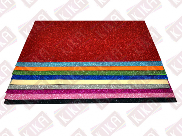 EVA KARTON 50x70 SİMLİ 10 RENK KARIŞIK ürün görseli 1