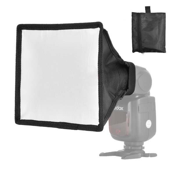 Universal 15x17cm Flaş Softbox Diffuser, Canon Nikon Sony Pentax ürün görseli 1