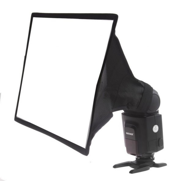 Universal 30x20cm Flaş Softbox Diffuser, Canon Nikon Sony Pentax - Resim 2