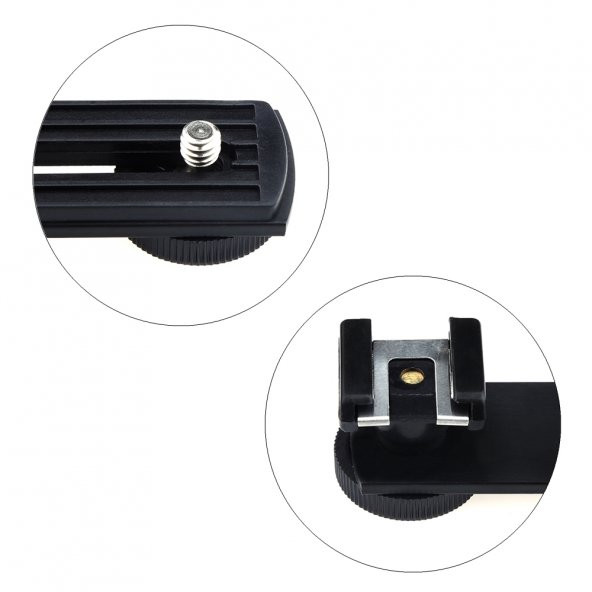 DSLR Ve DV Kameralar İçin Flash Bracket - Resim 6