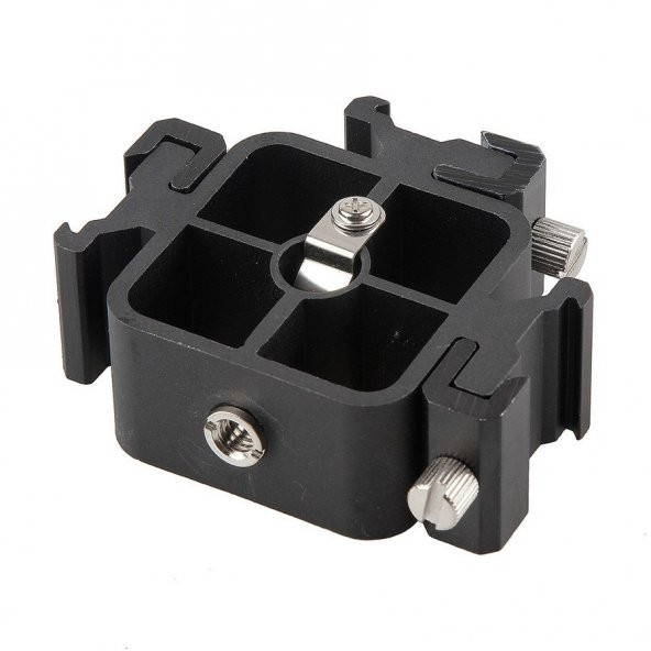 Tripod veya Işık Standı İçin 3 Flaş Sabitleme Adaptörü - Resim 5