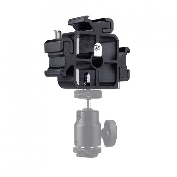 Tripod veya Işık Standı İçin 3 Flaş Sabitleme Adaptörü - Resim 10