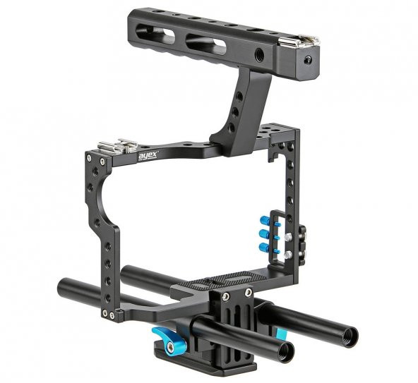 Panasonic Lumix DMC-GH4 İçin Ayex C5 Camera Cage - Resim 2