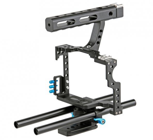 Panasonic Lumix DMC-GH4 İçin Ayex C5 Camera Cage - Resim 3
