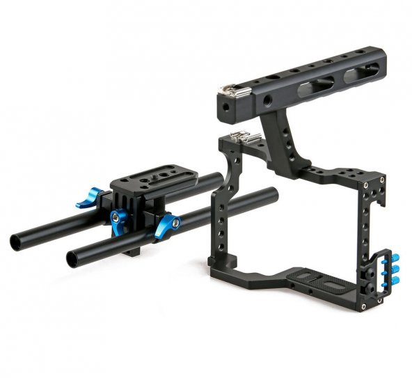 Panasonic Lumix DMC-GH4 İçin Ayex C5 Camera Cage - Resim 5