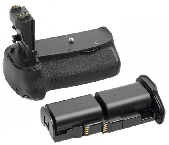 Canon 60D İçin MeiKe Battery Grip BG-E9 + 2 Ad. LP-E6 Batarya - Resim 6