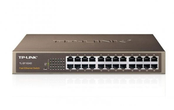 TP-LINK TL-SF1024D 24PORT 10/100 YÖNETİLEMEZ SWITCH ürün görseli 1