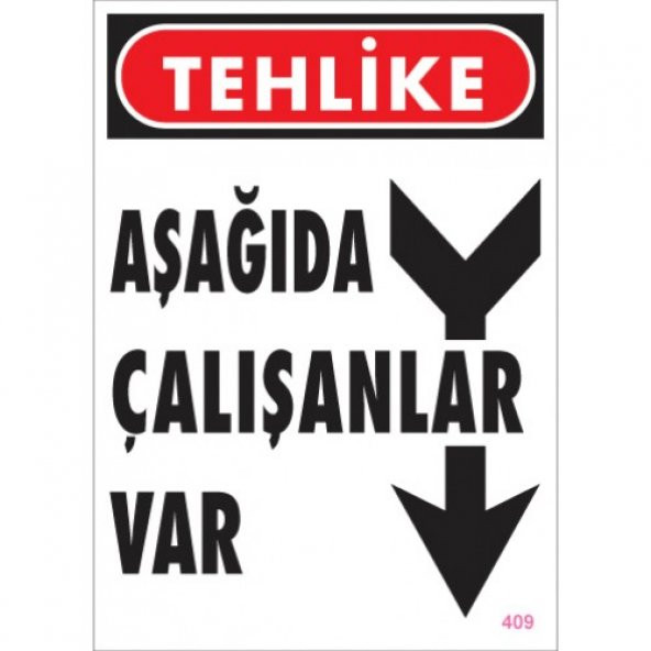 AŞAĞIDA ÇALIŞANLAR VAR ürün görseli 1