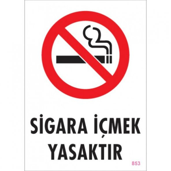 SÖNSAN UYARI LEVHALARI ''SİGARA İÇMEK YASAKTIR ''PVC LEVHA ürün görseli 1