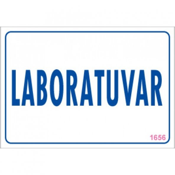 SÖNSAN UYARI LEVHALARI -LABORATUVAR- PVC 17,5-25CM ürün görseli 1