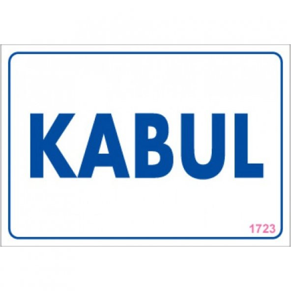 SÖNSAN UYARI LEVHALARI  KABUL PVC 17,5-25 ürün görseli 1