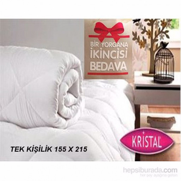 1 ALANA 1 BEDAVA TAÇ by Kristal Tek Kişilik Yorgan ürün görseli 1