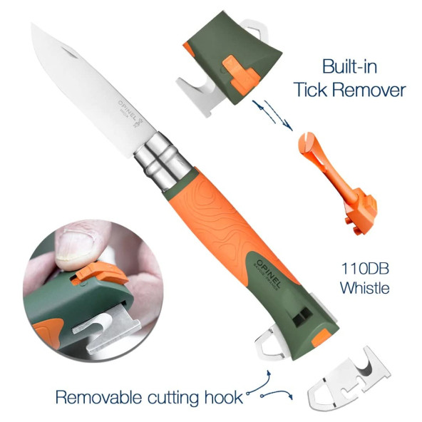 Opinel No 12 Kene Çıkarıcılı Katlanır Bıçak - Resim 5