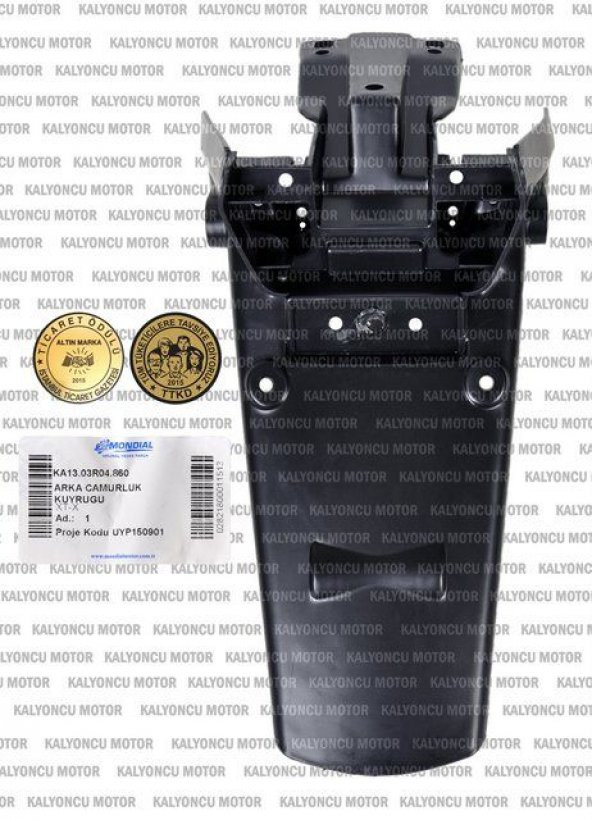 MONDİAL X-TREME MAX ARKA ÇAMURLUK ürün görseli 1