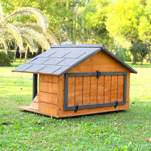 Mandu Ahşap Lüks Kedi Evi - Resim 3