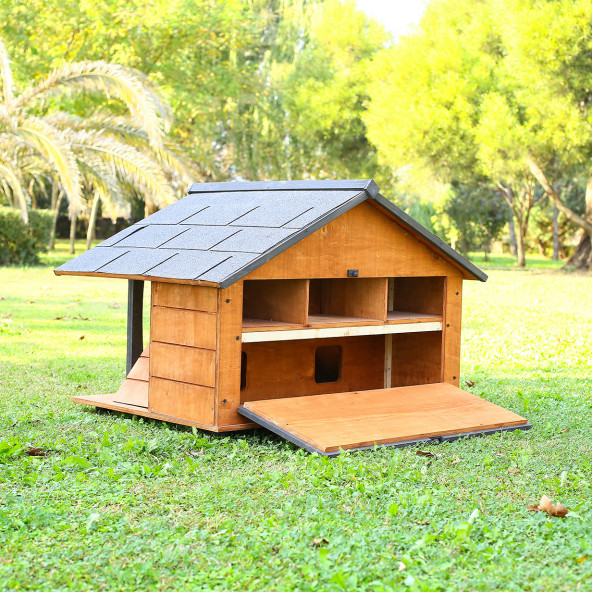 Mandu Ahşap Lüks Kedi Evi - Resim 4