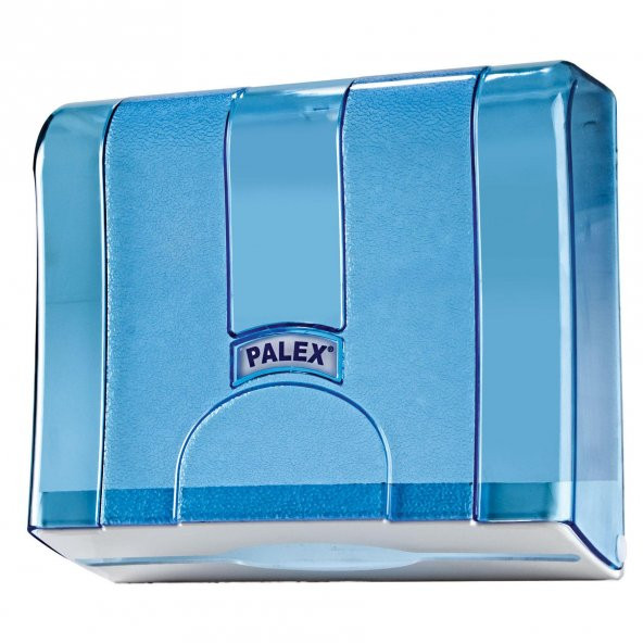 Palex Z Katlı Kağıt Havlu Dispenseri Şeffaf Mavi 3570-1 ürün görseli 1