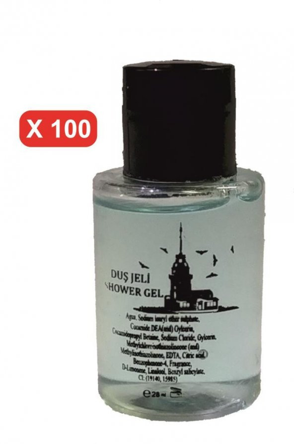 Otel Duş Jeli 28 ml. 100 Adet ürün görseli 1