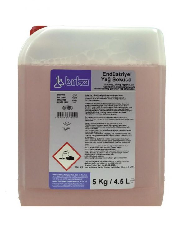 Birka Endüstriyel Yağ Sökücü 5 Kg. ürün görseli 1