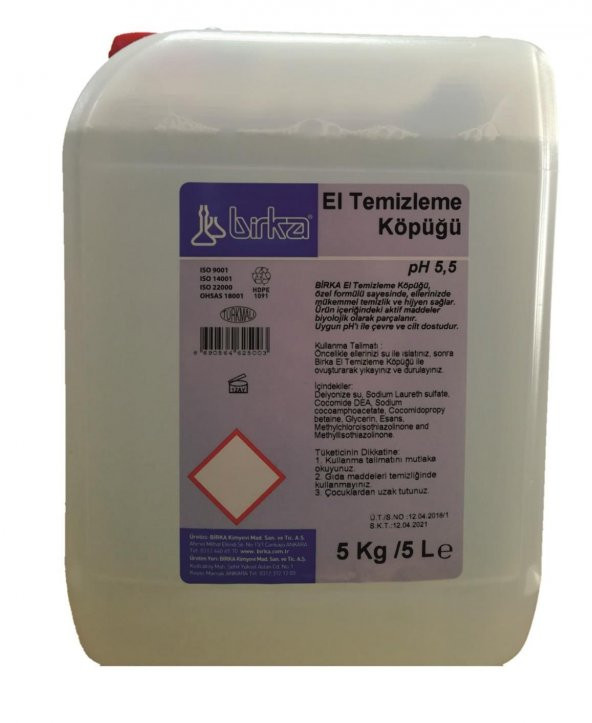 Birka Ekonomik El Temizleme Köpüğü 5 Kg. ürün görseli 1