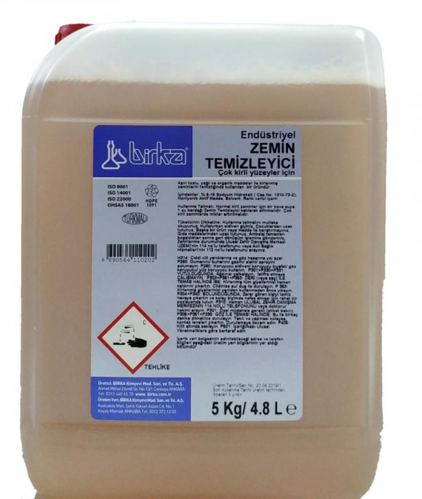 Birka Endüstriyel Zemin Temizleyici 5 Kg. ürün görseli 1