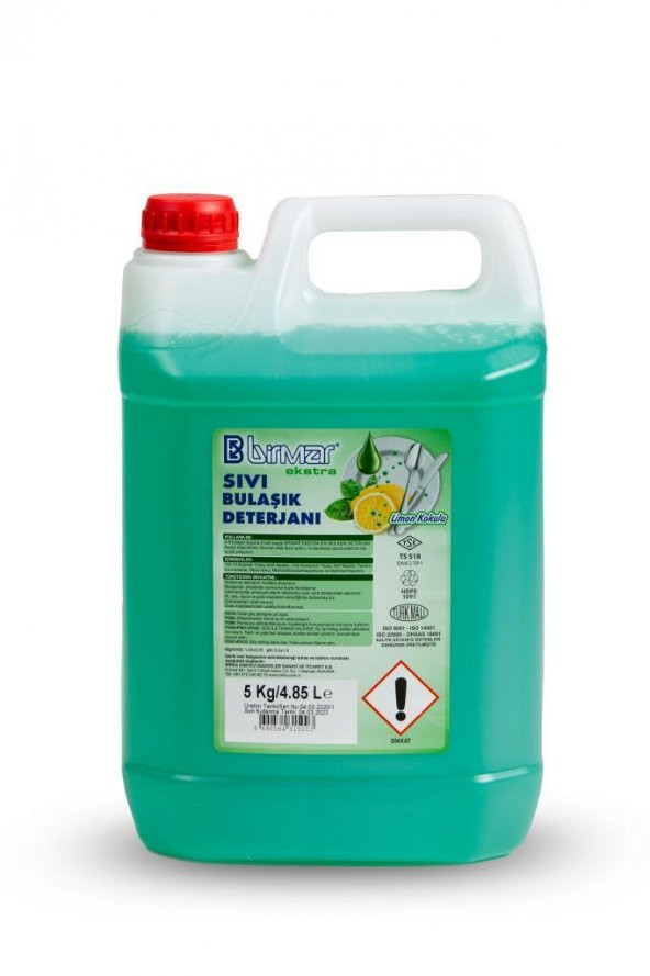Birka Birmar Sıvı Bulaşık Deterjanı 5 Kg. ürün görseli 1