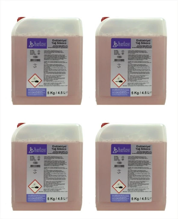 Birka Endüstriyel Yağ Sökücü (4x5 Kg.) ürün görseli 1