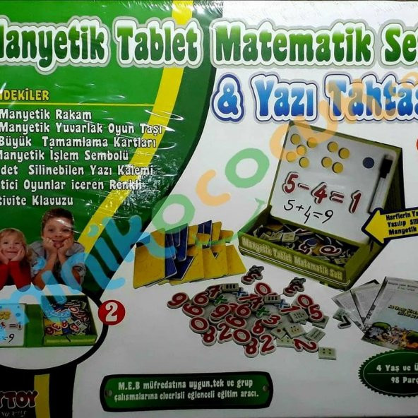 Manyetik Tablet Matematik (4-6yas) - Resim 2