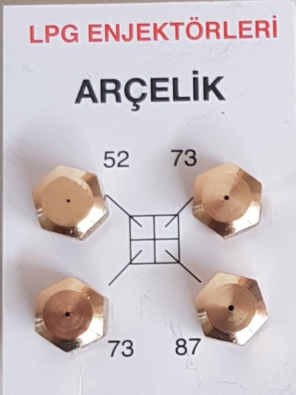 100 takım 9 luk Lpg Ocak Memesi ürün görseli 1