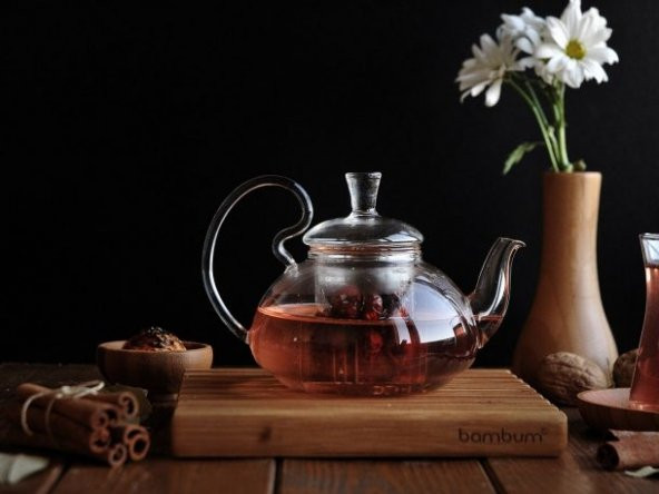Bambum Jasmine Süzgeçli Demlik 400 ml T1616 ürün görseli 1