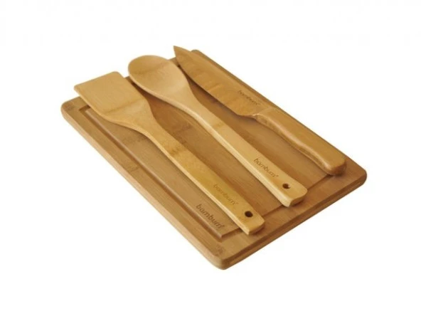 Bambu Tofu Bambu Mutfak Seti - Resim 2