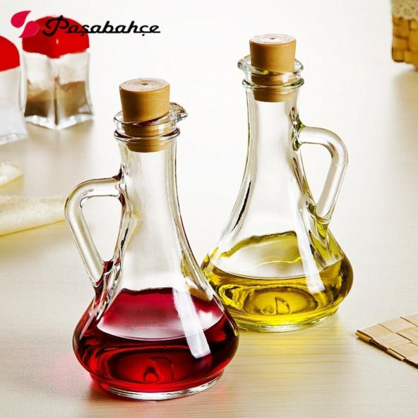 Paşabahçe Mantar Kapaklı Yağlık Seti 2 li 80108 ürün görseli 1