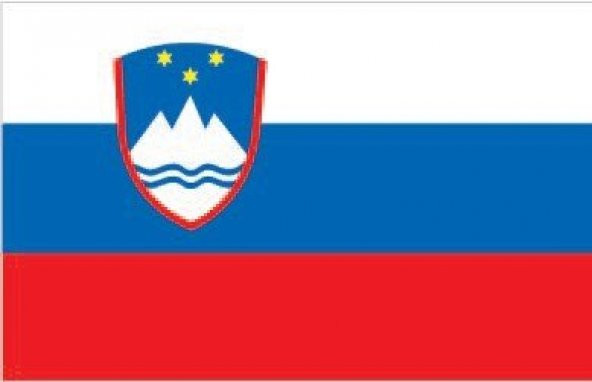 Slovenya 15x22,5 Masa Bayrağı (Direksiz) ürün görseli 1