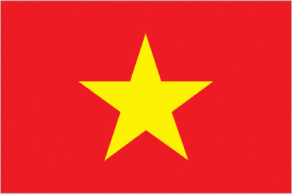 Vietnam 15x22,5 Masa Bayrağı (Direksiz) ürün görseli 1